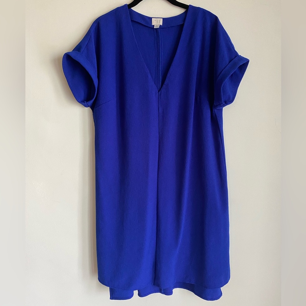A New Day Shift Dress, Royal Blue, Size L